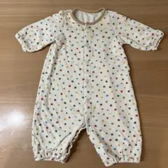 MIKI HOUSE FIRST 星柄ツーウェイ・ドレスオール　50-60
