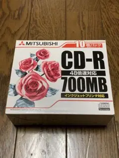 CD-R 700MB 三菱 データ用 インクジェットプリンタ対応 10枚セット