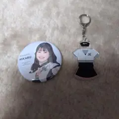 千葉ロッテマリーンズ M⭐︎Splash!! HIKARU 缶バッジキーホルダー
