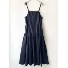 美品✨ラブティックボンボン 24SS 洗える　ティアードキャミワンピース　黒　F