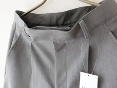 【完売新品】foufou ＜メンズＳ＞ ダブルクロスストレートスラックス