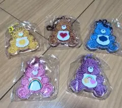 Care Bears シャカシャカアクリルキーホルダー 全5種　コンプリート