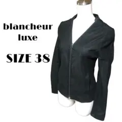 blancheurluxe レディース ライダースジャケット ラムレザー