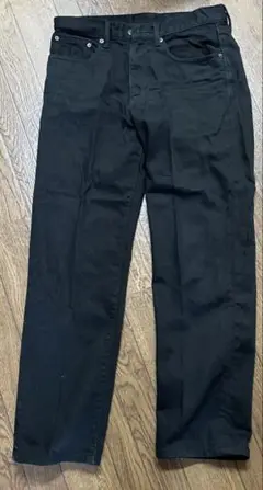 無印良品　メンズ　スリムフィットレギュラージーンズ　ブラック　W31 MUJI