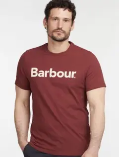 Barbour バブアー　Tシャツ バーガンディ　S