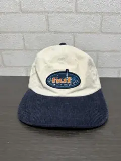 ハフキャップ HUF キャップ white 白コーデュロイ HUF