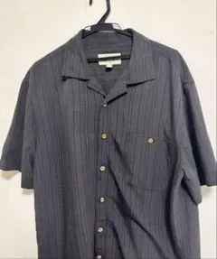 90s island shores柄シャツ　古着