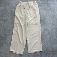 美品　cocaアイボリー ワイドパンツ