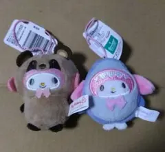 サンリオ どうぶつ着ぐるみマスコット マイメロディ 2点セット