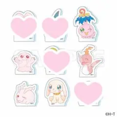 【匿名配送】デジモンアドベンチャー 自立アクリルスタンド モチモン　4点セット