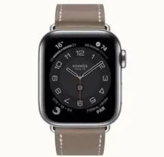 年末お値下★エルメス★Apple Watch8 アップルウォッチ8 エトゥープ