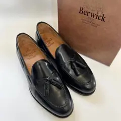 極美品✨バーウィック 8491 タッセルローファー ブラック size6