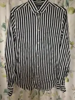 H&M　ストライプシャツ　M～L
