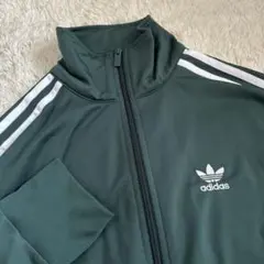 adidas トラックジャケット ジャージ ミネラルグリーン XS
