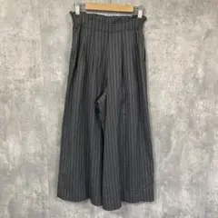 C'EST CHIC'A セシカ　ワイドイージーパンツ　サイドジッパー　総ゴム