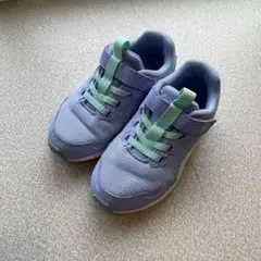 PUMA パープル スニーカー 17センチ