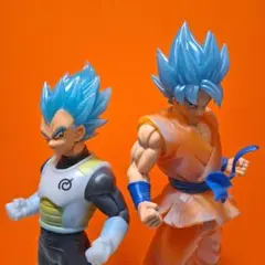 ドラゴンボール クリアライズ 孫悟空 ベジータ 超サイヤ人 ブルー セット