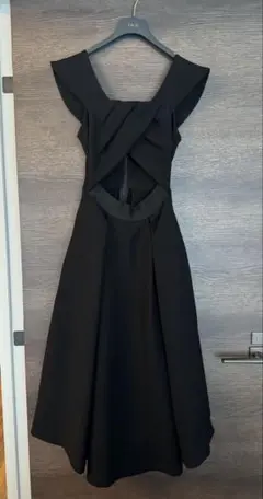 セルフポートレイト 黒 ワンピース UK6