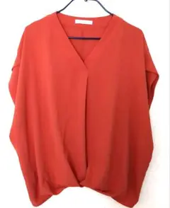 chocol raffine robe 半袖Vネックトップス
