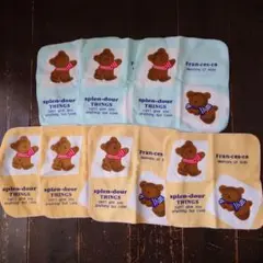 【新品未使用】クマさん ミニタオル 7枚セット