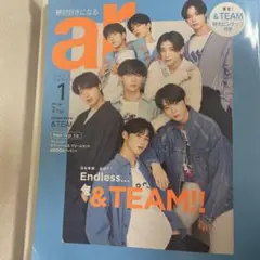 ar 2023年1月号 &TEAM 表紙