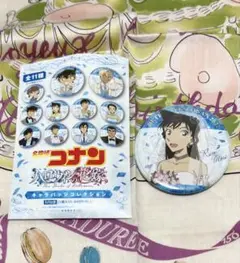 名探偵コナン 缶バッジ 蘭