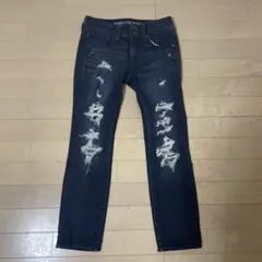 (１)American Eagle ダメージデニム US 2