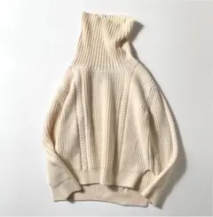 GENTLE WOMAN タートルニット　ドゥーズィエムクラス