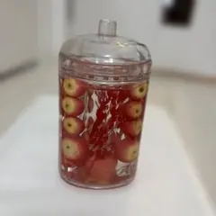 綿棒ケース プラスチック製 りんご