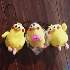 【未使用】ポインコ 兄・弟 ストラップ3点 非売品
