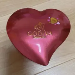 GODIVA 缶 ハート 2016