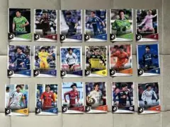【1枚から購入可能】Jリーグ サッカー選手トレーディングカード18枚セット