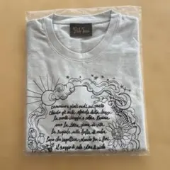 Pale Jute ペールジュート PJ-2021-23  コットン 刺繍デザイン クルーネック半袖カットソー Tシャツ・ BIG ライトグレー レディース PaleJutevolume sleeves turtleneck 「Lily of the valley