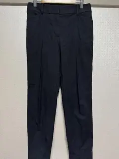 PLST プラステ リネンブレンドスティックパンツ L ブラック