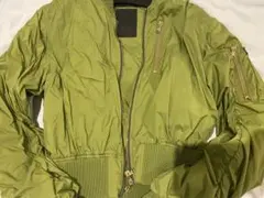 【美品】 タトラス ブルゾン MA-1 ジャケット スタジャン スカジャン 緑