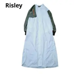 Risley　定価1.8万円　MA-1 ドッキングデザインシャツワンピース