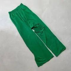 SHAGGIE パンツ グリーン ウエストゴム ストレートフリーサイズ