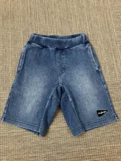 noufonjon ムージョンジョン デニム ハーフパンツ 80 ブルー