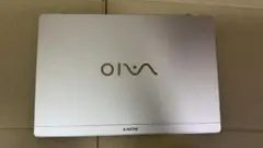【ジャンク扱い品】SONY VAIO シルバー ノートPC 中古