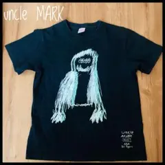 uncle MARK ブラックTシャツ サイズS フェス　夏　ロックT 個性的