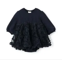 petit main ドッキングロンパース ネイビー ベビー服