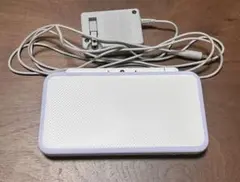 Newニンテンドー2DS LL ホワイト×ラベンダー 充電器ケーブル付き