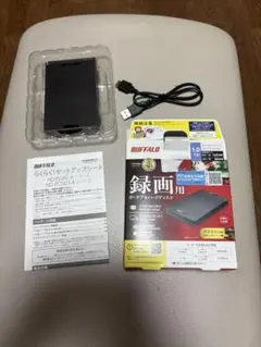 ②BUFFALO ポータブル外付けハードディスク HD-PCG1.0U3-BBA
