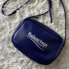 美品✨バレンシアガ カメラバッグ エブリデイ ネイビー