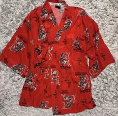 ドッグタウン　甚平　DOGTOWN　オープンシャツ 黒龍