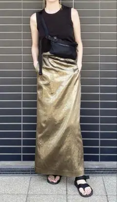 yae スリット　ロングスカート　光沢36サイズ