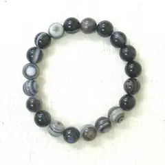 天眼石　チベットメノウ 11ｍｍ 20粒　ブレスレット パワーストーン