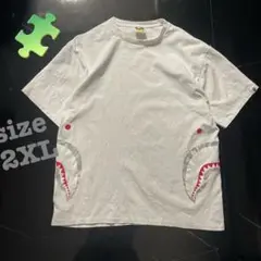 A BATHING APE シャーク　猿　サメ　90s シングルステッチ