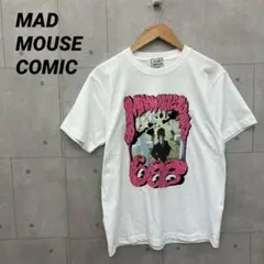 MAD MOUSE COMIC マッドマウスコミック Tシャツ 白 男女兼用 M