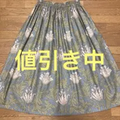 一点限り　アネモネ　ギャザーレディース　スカート　ハンドメイド